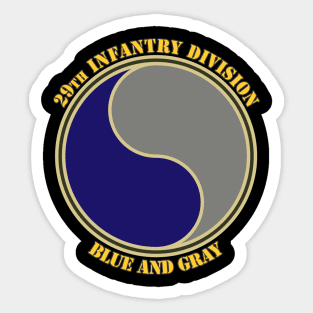 29th Infantry Division Sticker